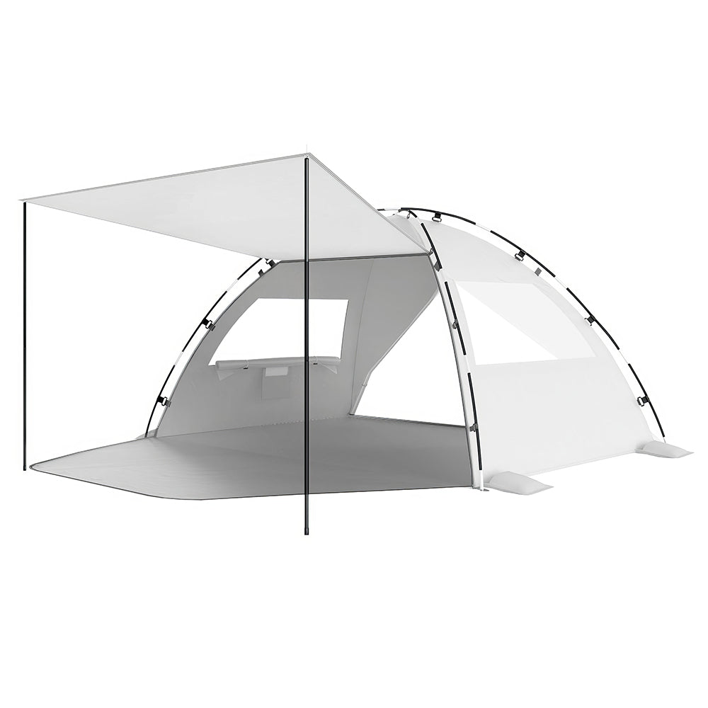 Pop Up Beach Tent w/Canopy: UPF 50+ 4-5 Person, Lightweight & Waterproof