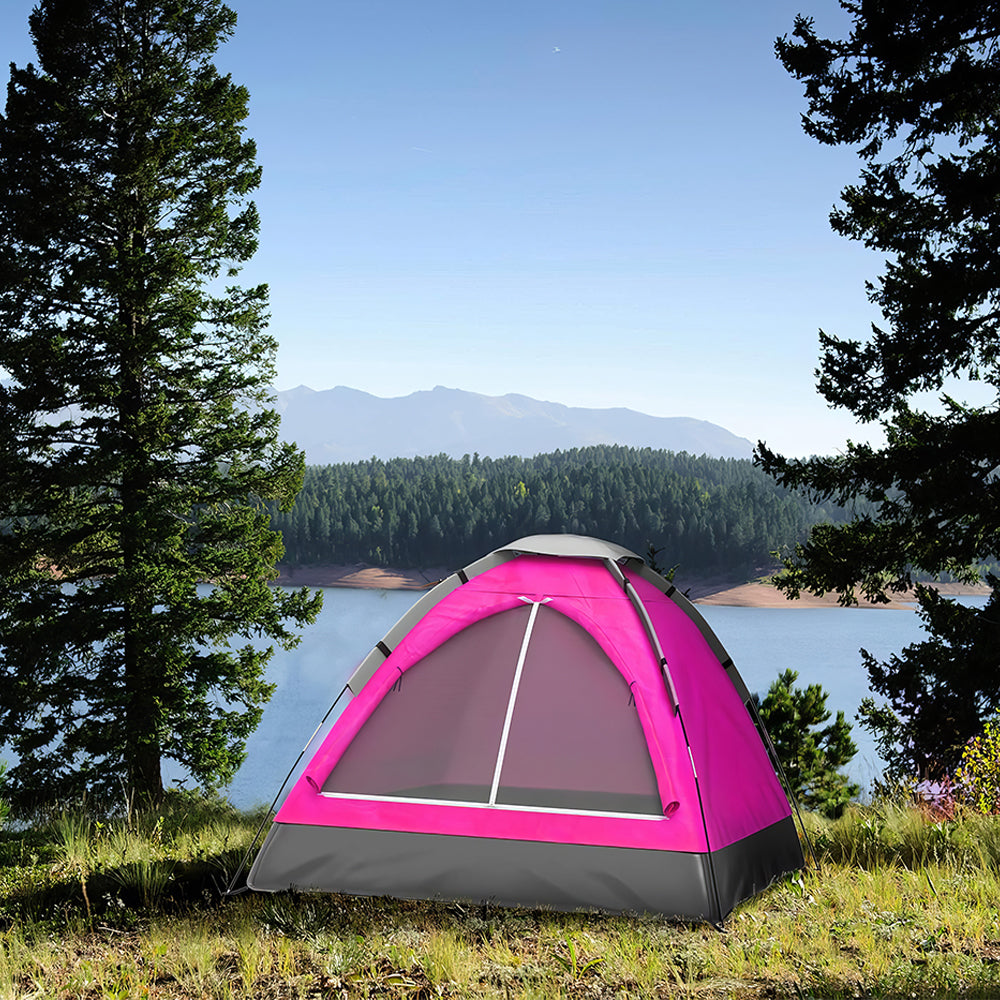 2 Person Lightweight Backpacking Tent, 2.75lb w/Rain Fly & Carry Bag