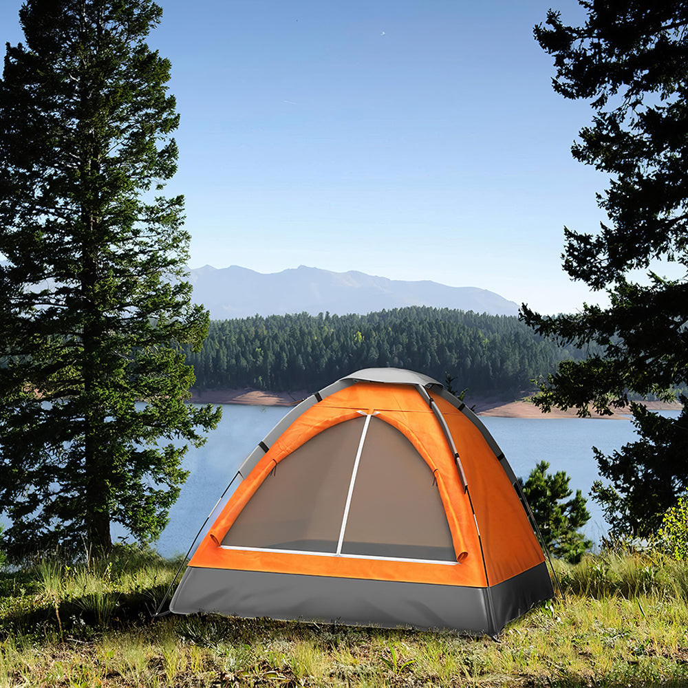 2 Person Lightweight Backpacking Tent, 2.75lb w/Rain Fly & Carry Bag