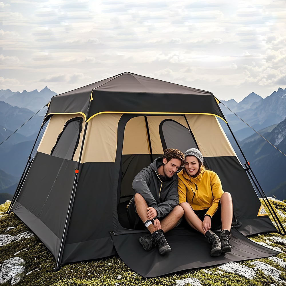 Instant Cabin Tent 4-6 Person, 60s Setup Waterproof, Lightweight 16lb