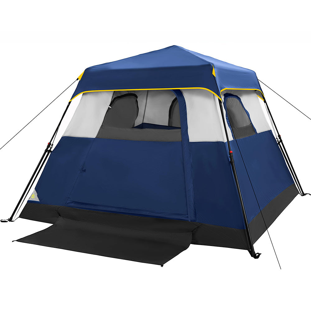Instant Cabin Tent 4-6 Person, 60s Setup Waterproof, Lightweight 16lb
