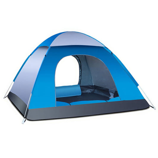 Instant Pop Up Tent 4 Person, Waterproof & Quick Setup Camping Shelter