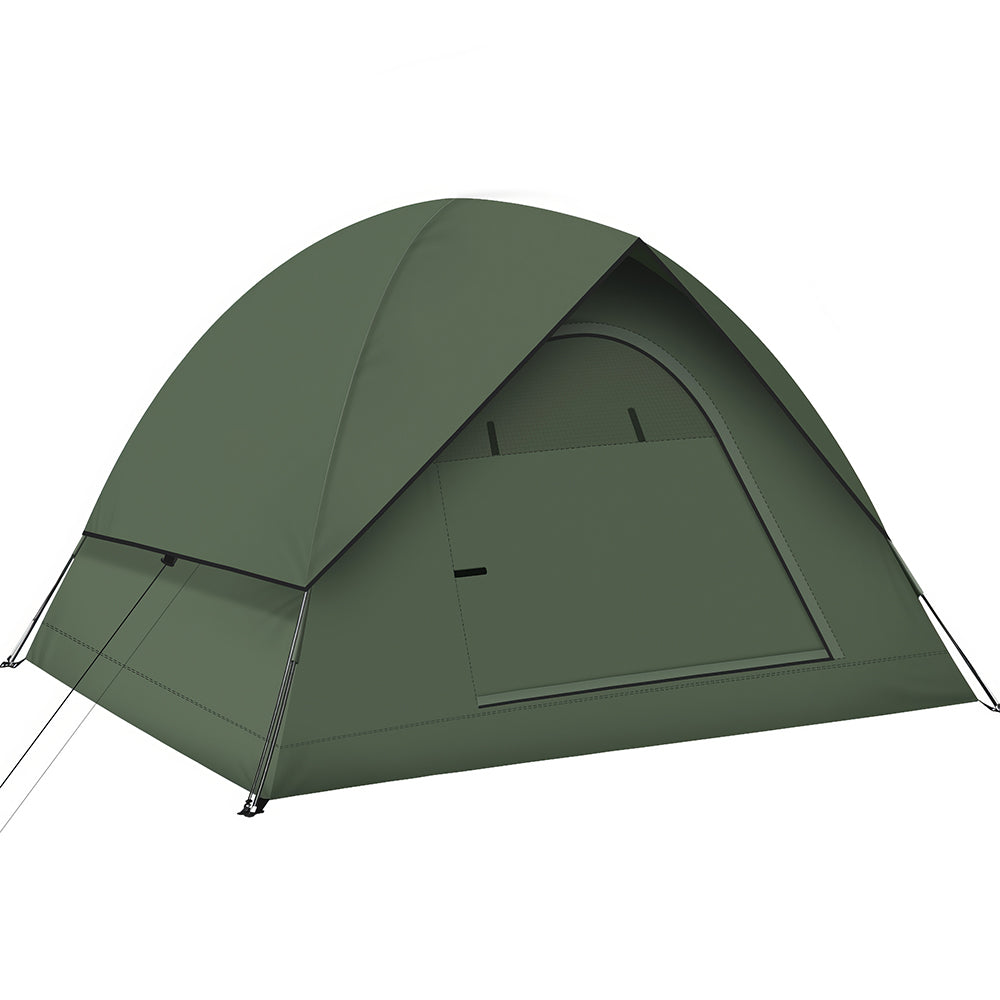 3-4 Person Waterproof Camping Tent 2000mm, Spacious Dome w/Rainfly