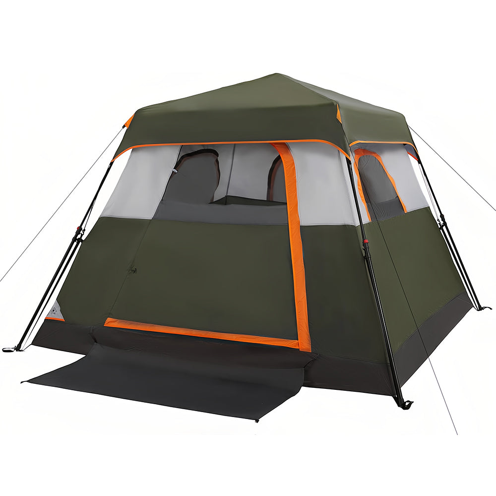 Instant Cabin Tent 4-6 Person, 60s Setup Waterproof, Lightweight 16lb