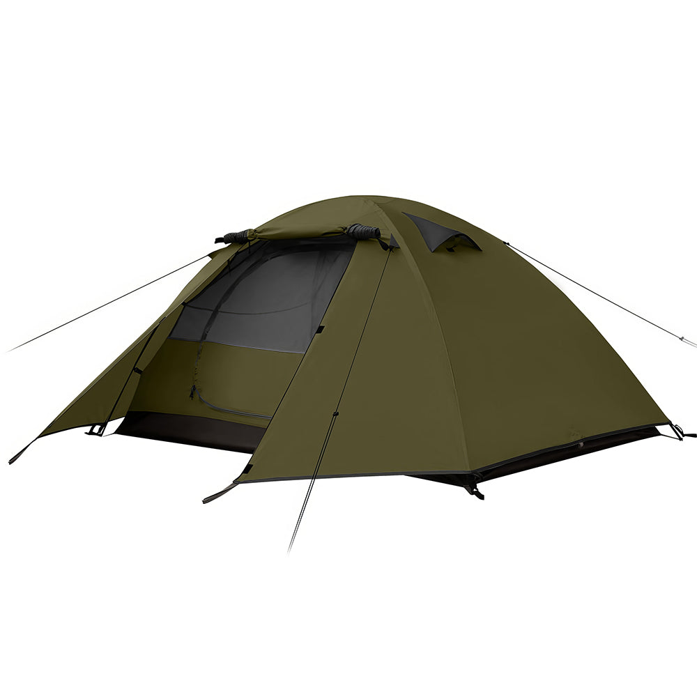 4-Season Waterproof Tent, 2-4 Person Lightweight Backpacking, Quick Setup