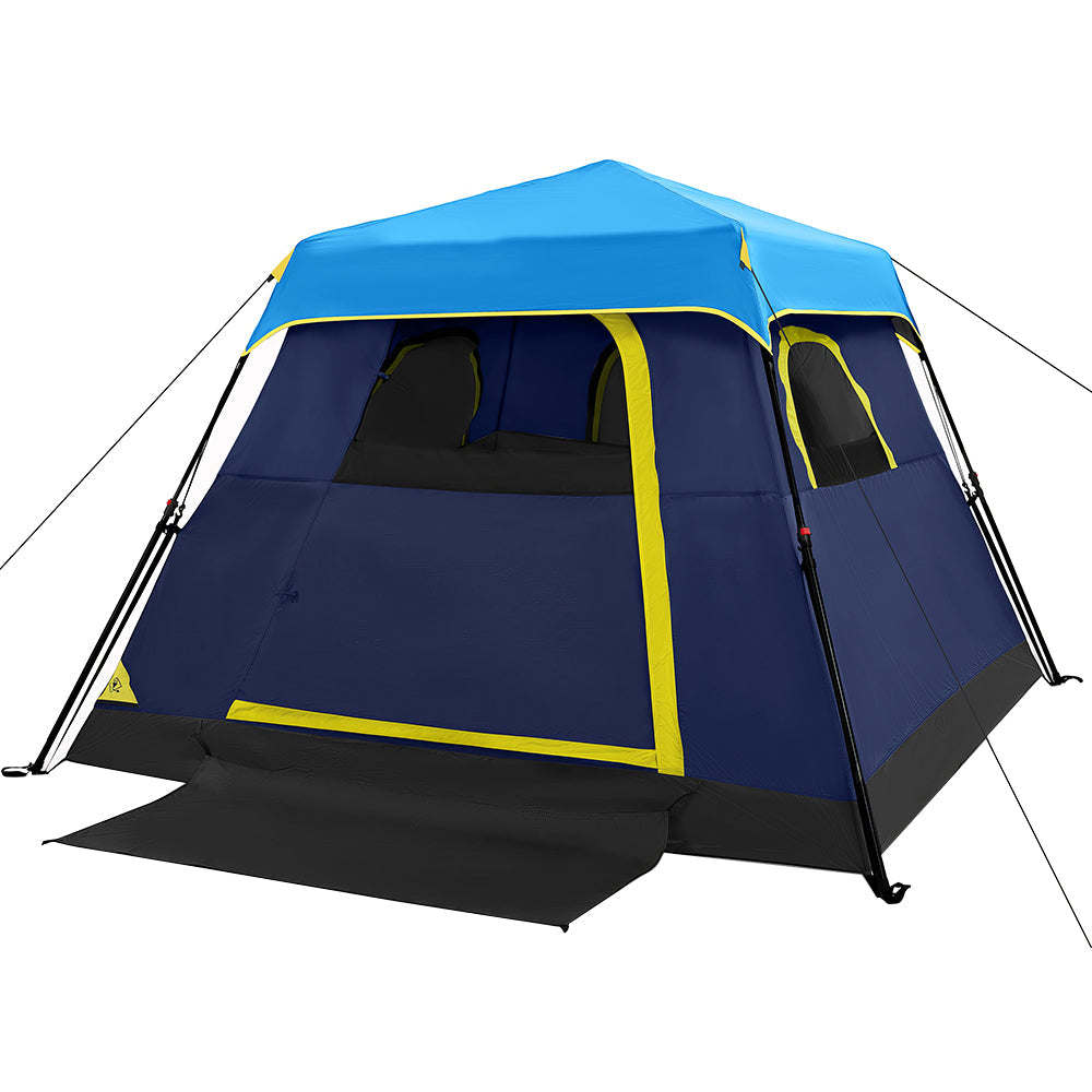 Instant Cabin Tent 4-6 Person, 60s Setup Waterproof, Lightweight 16lb