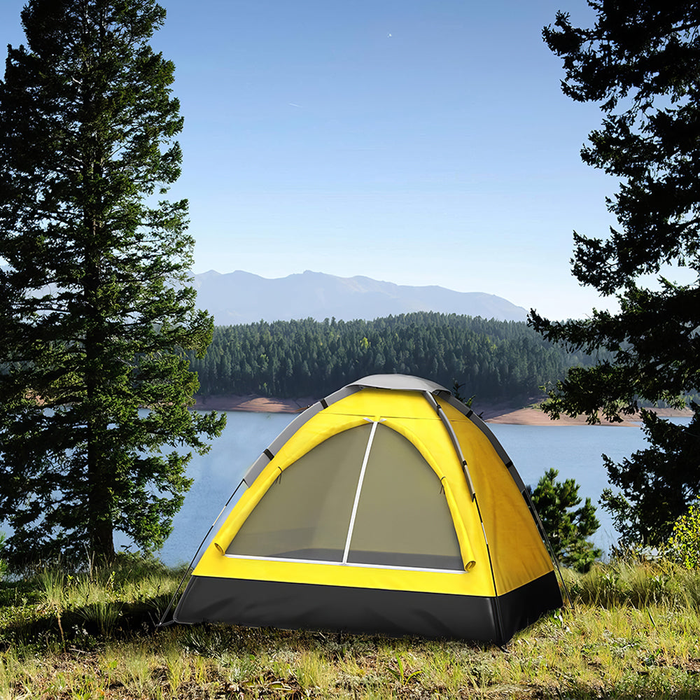 2 Person Lightweight Backpacking Tent, 2.75lb w/Rain Fly & Carry Bag